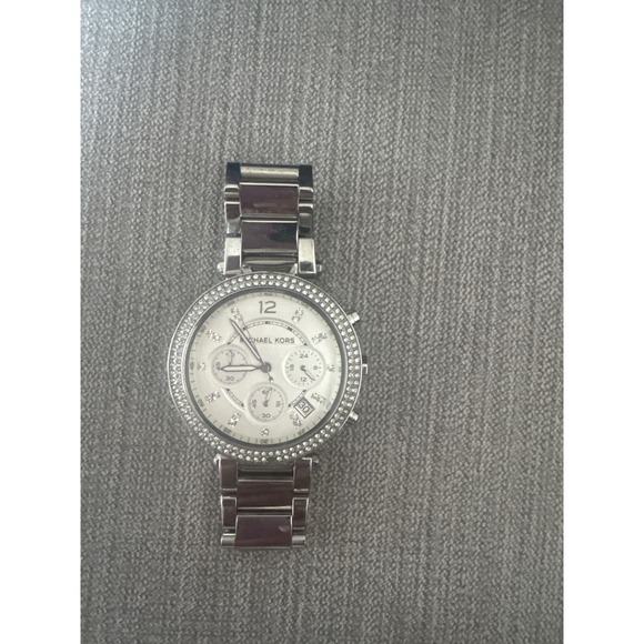 Michael Kors Accessories - Michael Kors Women's Stainless Steel Crystal Chronograph Watch